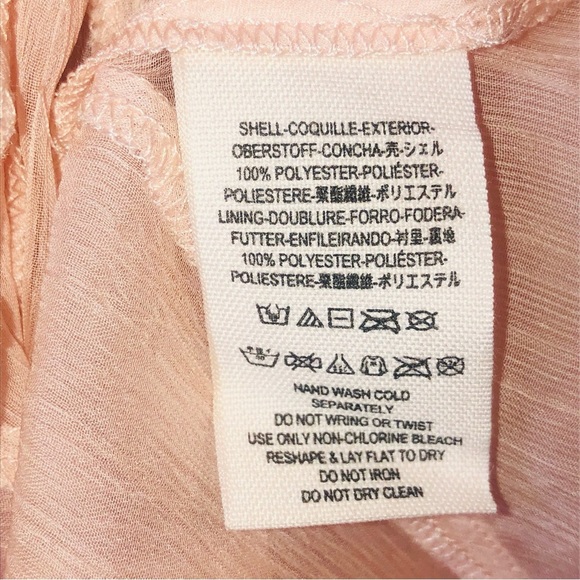 NWT Free People Intimately XS, Sheer Sequined, Slip Dress, Razorback Pink/Peach - Picture 8 of 10